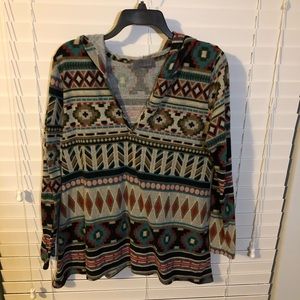 Boho tribal design flannel